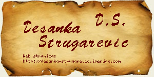 Desanka Strugarević vizit kartica